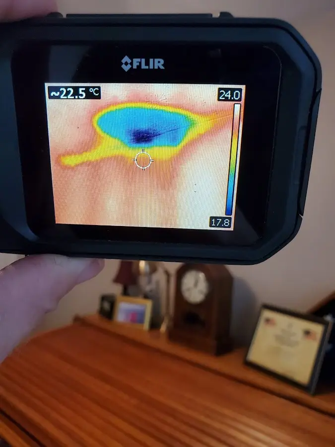 Thermal imaging inspection for water damage in Northport